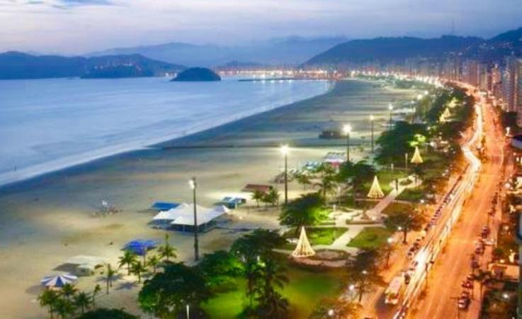 Апартаменты Kitinete Frente Ao Mar 1315 Сан-Висенти Экстерьер фото